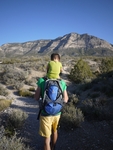Hiking in Red Rock Canyon